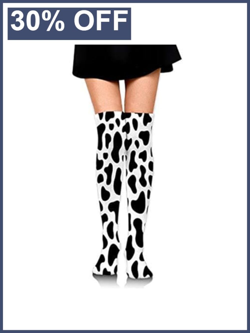 Women's Over The Knee Animal Print Socks Cotton Blend Thick Warm Leg Warmers